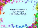 cac thanh vien trong nha truong